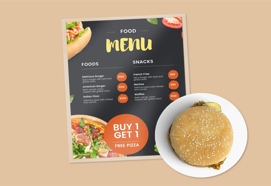 Restaurant Menu Cards